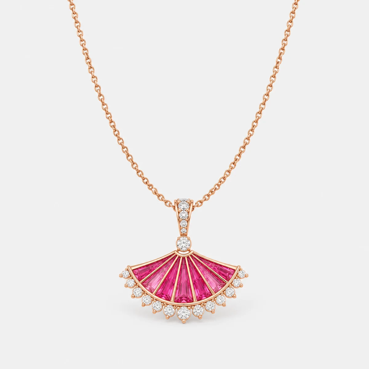 Blush Sapphire Pendant