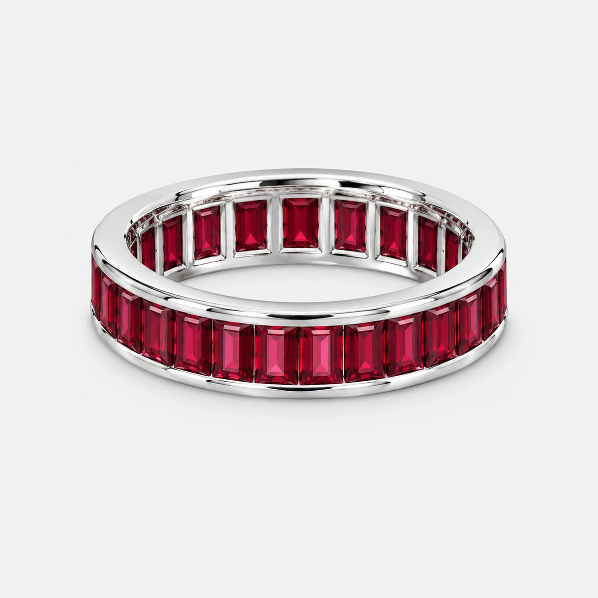 Riviera Ruby Baguette Ring