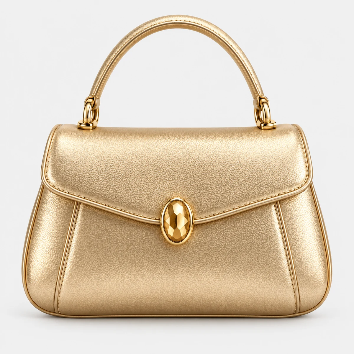 Soleil Gold Clutch