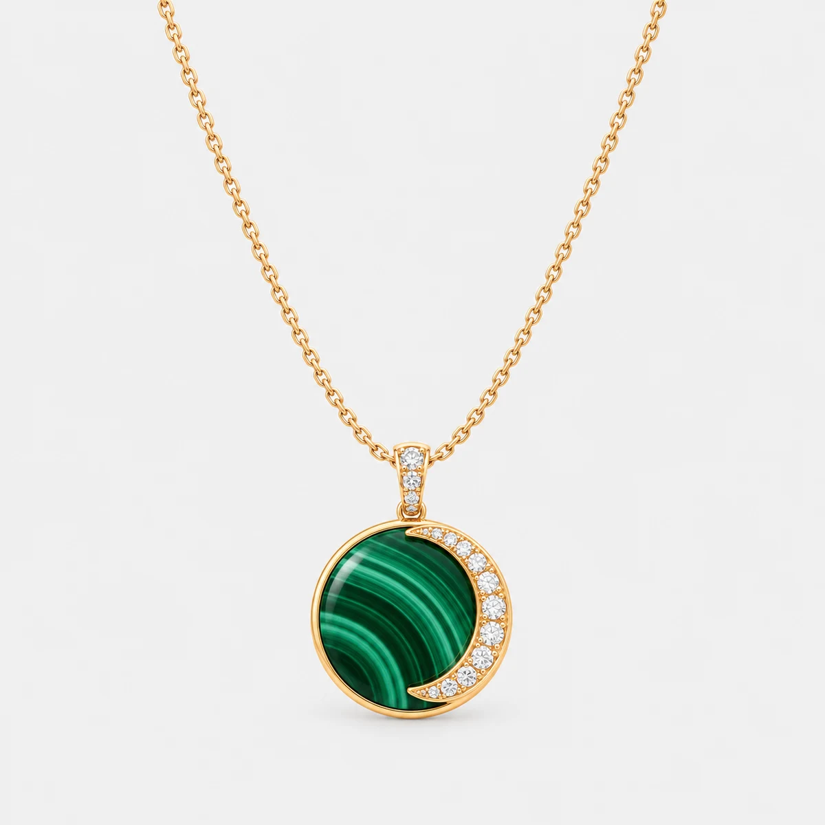 Verdant Malachite Pendant